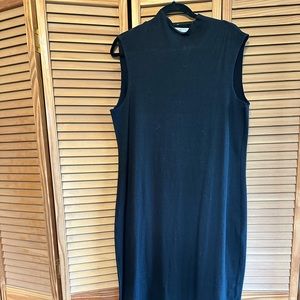Vincetta Black Dress w/ Slit